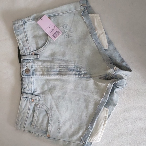 New High Waist Cheeky Shorts Size 8 - Picture 1 of 6